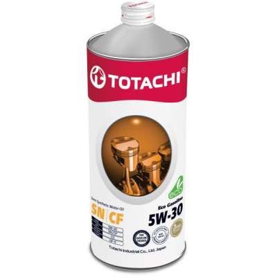 Полусинтетическое моторное масло TOTACHI Eco Gasoline SN/CF 5W-30 1л