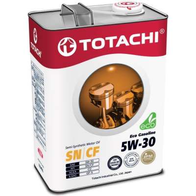 Полусинтетическое моторное масло TOTACHI Eco Gasoline SN/CF 5W-30 4л