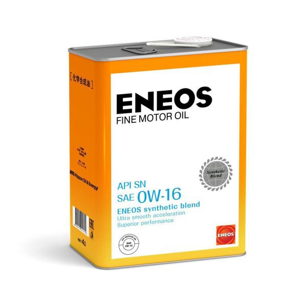 Масло моторное ENEOS FINE MOTOR OIL SN Синтетика 0W-16