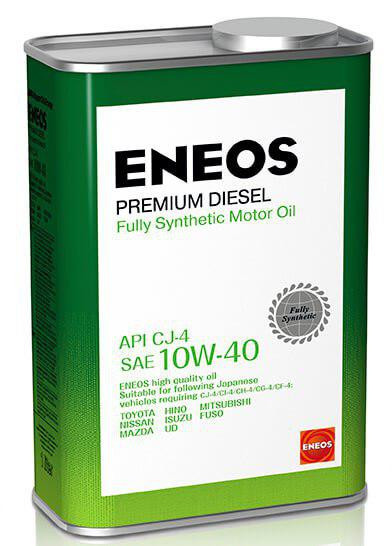 Масло моторное ENEOS Premium Diesel CJ-4 Синтетика 10W-40