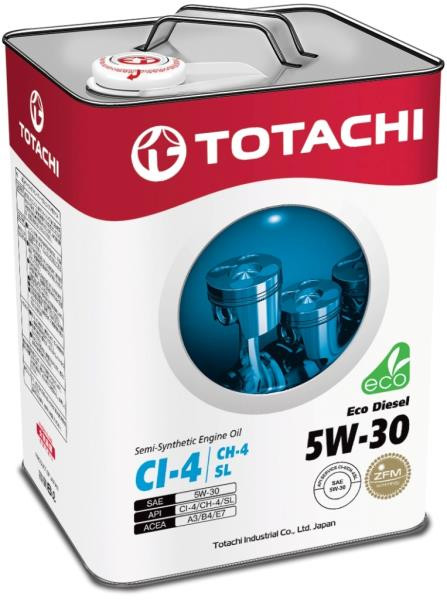 Масло моторное TOTACHI Eco Diesel CI-4/CH-4/SL псинт 5W30 6л