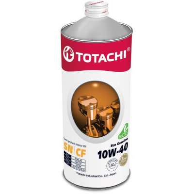 Полусинтетическое моторное масло TOTACHI Eco Gasoline SN/CF 10W-40 1л
