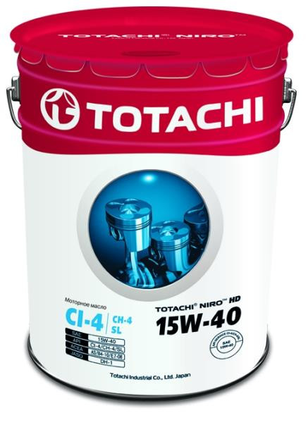 Масло моторное TOTACHI NIRO HD CI-4/CH-4/SL минерал. 15W-40 19л