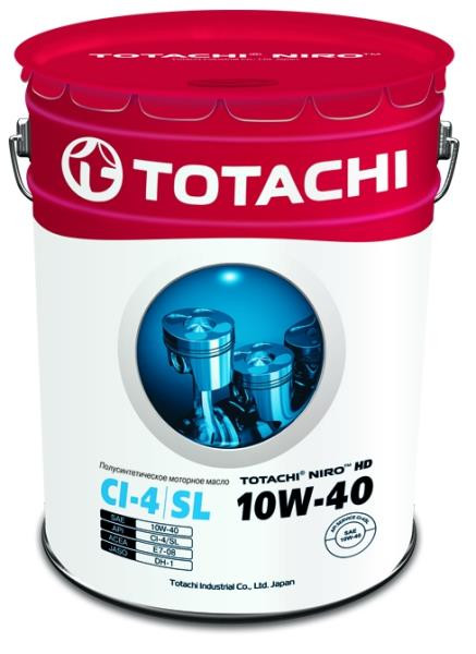 Масло моторное TOTACHI NIRO HD Semi-Synthetic API CI-4 / SL 10W-40 19л