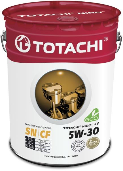 Масло моторное TOTACHI NIRO LV Semi-Synthetic SN/CF 5W-30 19л