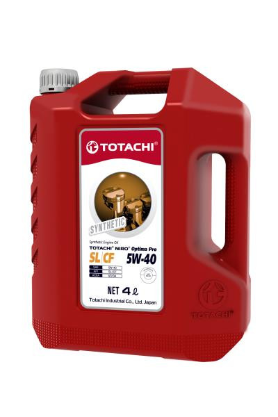Моторное масло TOTACHI NIRO Optima PRO Synthetic 5w-40 SL/CF 4л