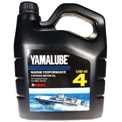 Моторное масло Yamalube 4 SAE 10W-40 API SJ/CF Marine Synthetic Oil 4 л