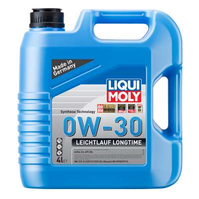 НС-синтетическое моторное масло Liqui Moly Leichtlauf Longtime 0W-30 4л