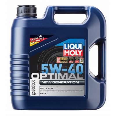 НС-синтетическое моторное масло Liqui Moly Optimal New Generation 5W-40 4л