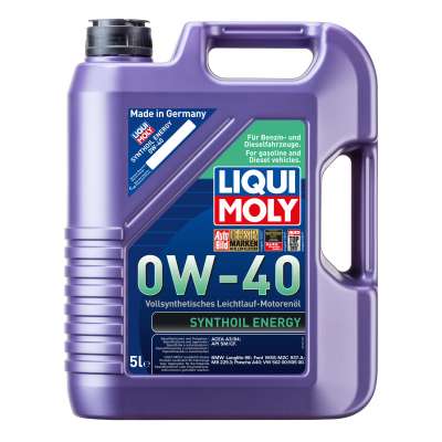 Синтетическое моторное масло Liqui Moly Synthoil Energy 0W-40 5л