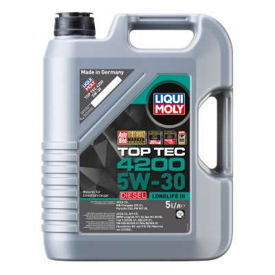 НС-синтетическое моторное масло Liqui Moly Top Tec 4200 Diesel 5W-30 5л