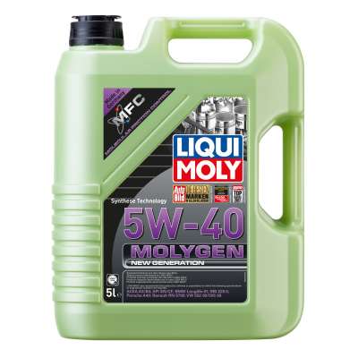 НС-синтетическое моторное масло Liqui Moly Molygen New Generation 5W-40 5л