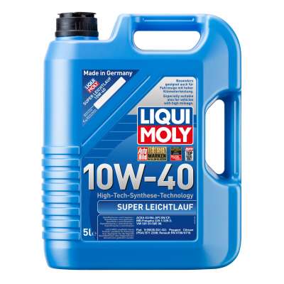 НС-синтетическое моторное масло Liqui Moly Super Leichtlauf 10W-40 5л