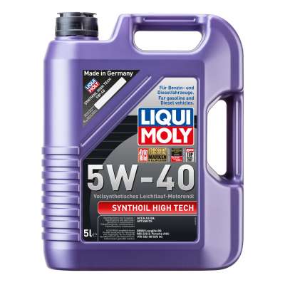Синтетическое моторное масло Liqui Moly Synthoil High Tech 5W-40 5л