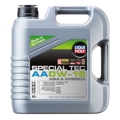 НС-синтетическое моторное масло Liqui Moly Special Tec AA 0W-16 4л