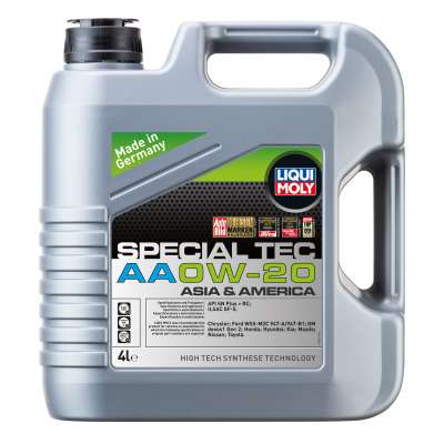 НС-синтетическое моторное масло Liqui Moly Special Tec AA 0W-20 4л