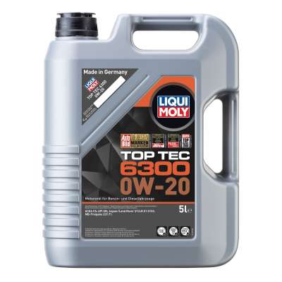 НС-синтетическое моторное масло Liqui Moly Top Tec 6300 0W-20 5л