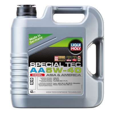 НС-синтетическое моторное масло Liqui Moly Special Tec AA Diesel 5W-40 4л