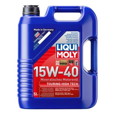 Минеральное моторное масло Liqui Moly Touring High Tech 15W-40 5л