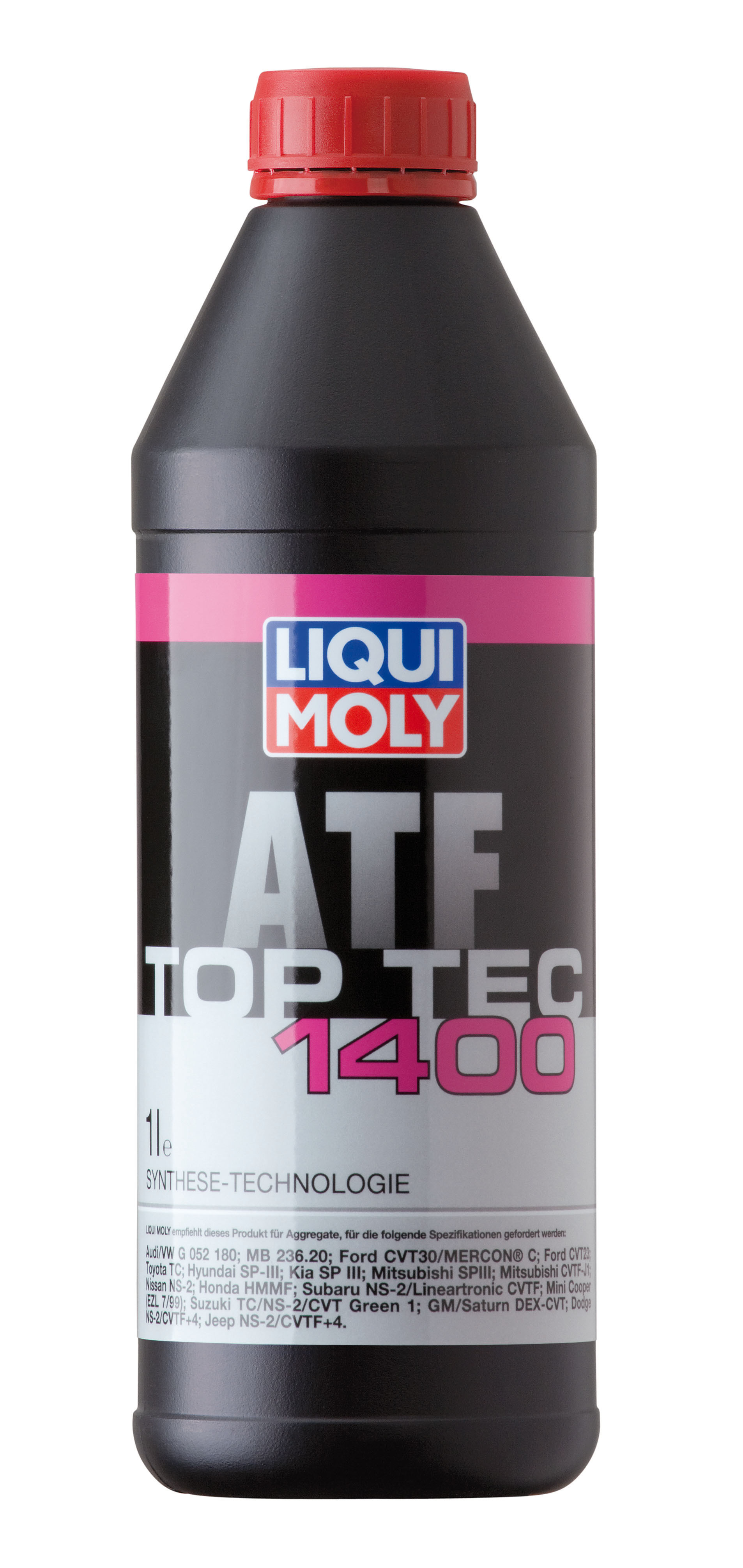 НС-синтетическое трансмиссионное масло Liqui Moly для вариаторов CVT Top Tec ATF 1400 1л