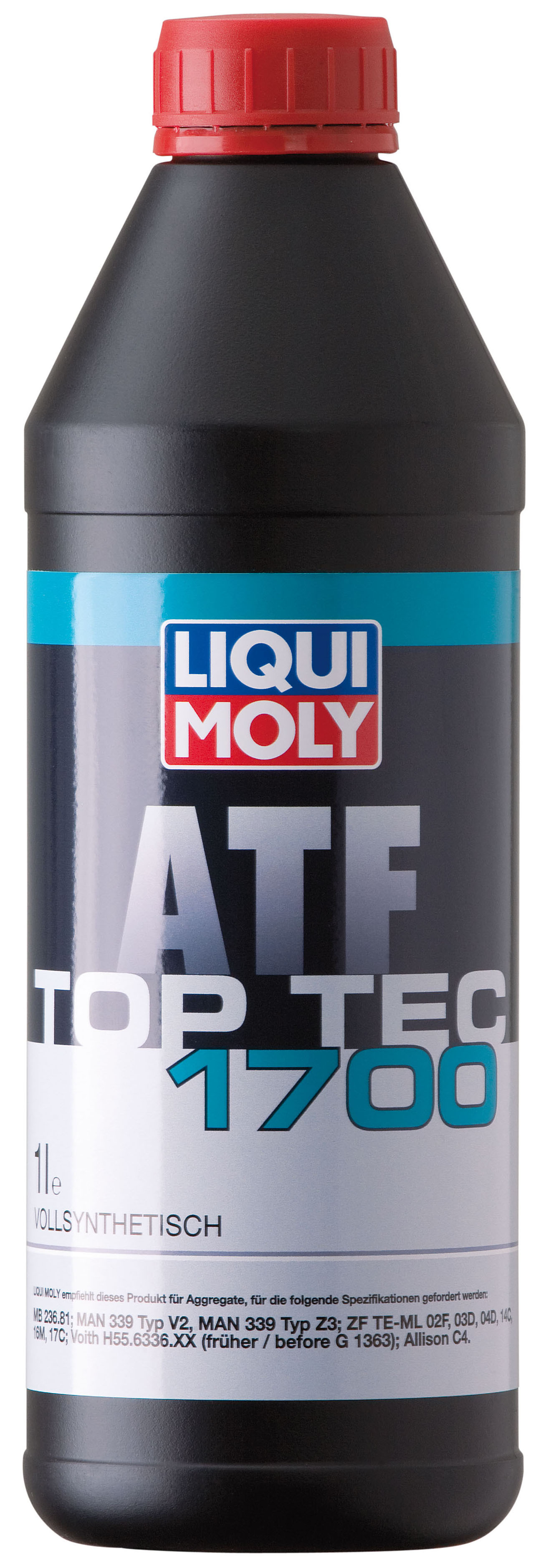 Синтетическое трансмиссионное масло Liqui Moly для АКПП Top Tec ATF 1700 1л