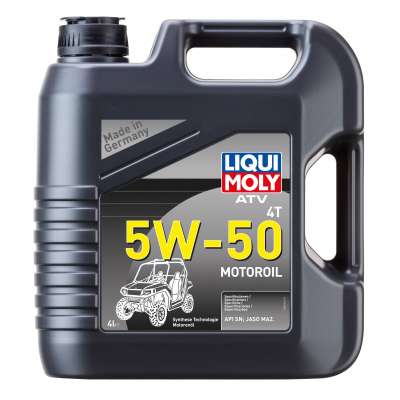 НС-синтетическое моторное масло для 4-тактных мотоциклов Liqui Moly ATV 4T Motoroil 5W-50 4л
