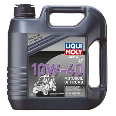 НС-синтетическое моторное масло для 4-тактных мотоциклов Liqui Moly ATV 4T Motoroil Offroad 10W-40 4л