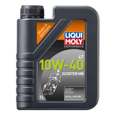 Минеральное моторное масло для скутеров Liqui Moly Motorbike 4T Scooter MB 10W-40 1л