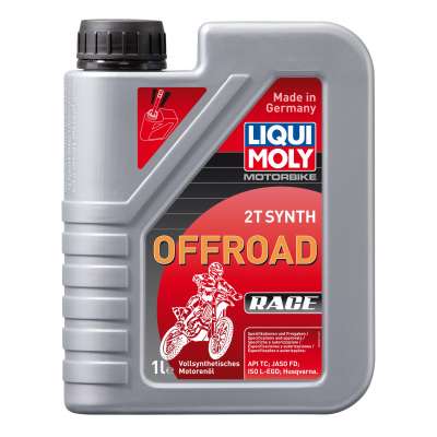 Синтетическое моторное масло для 2-тактных мотоциклов Liqui Moly Motorbike 2T Synth Offroad Race L-EGD 1л
