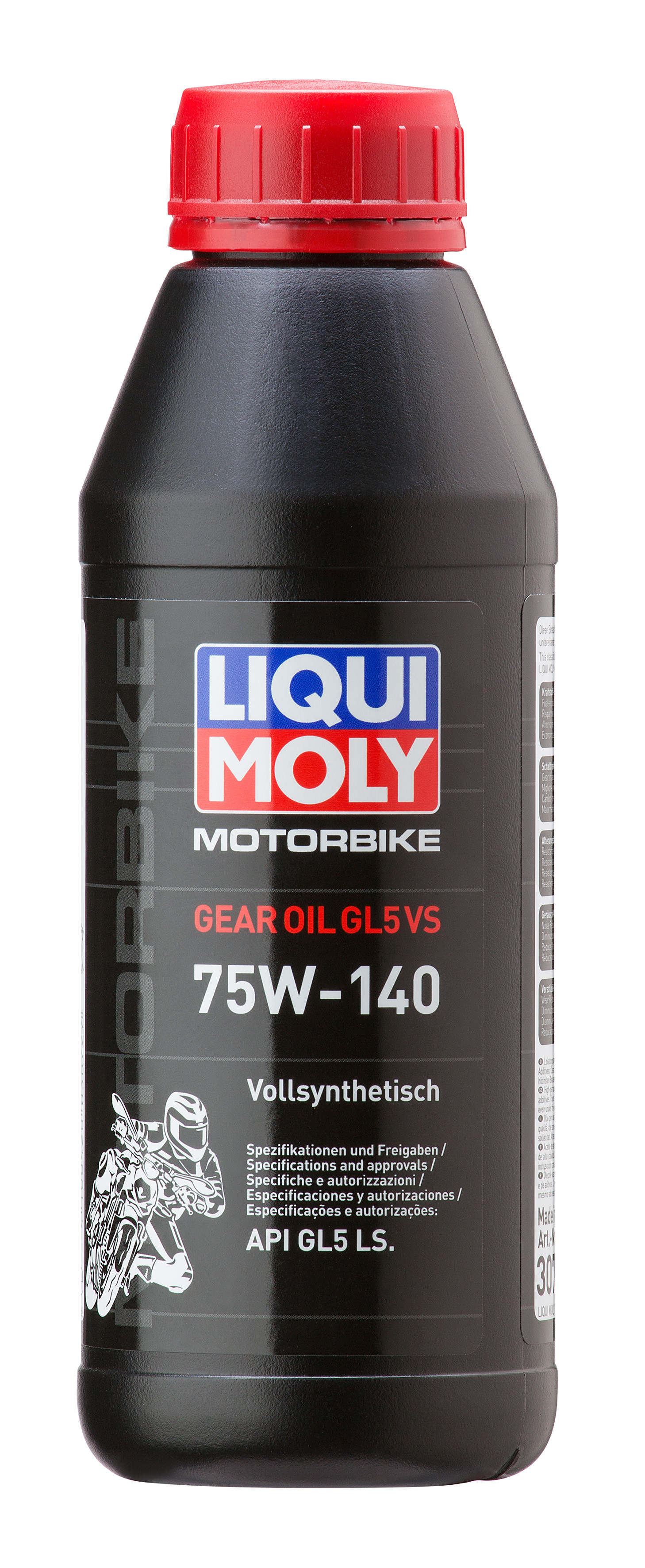 Синтетическое трансмиссионное масло для мотоциклов Liqui Moly Motorbike Gear Oil VS 75W-140 0,5л