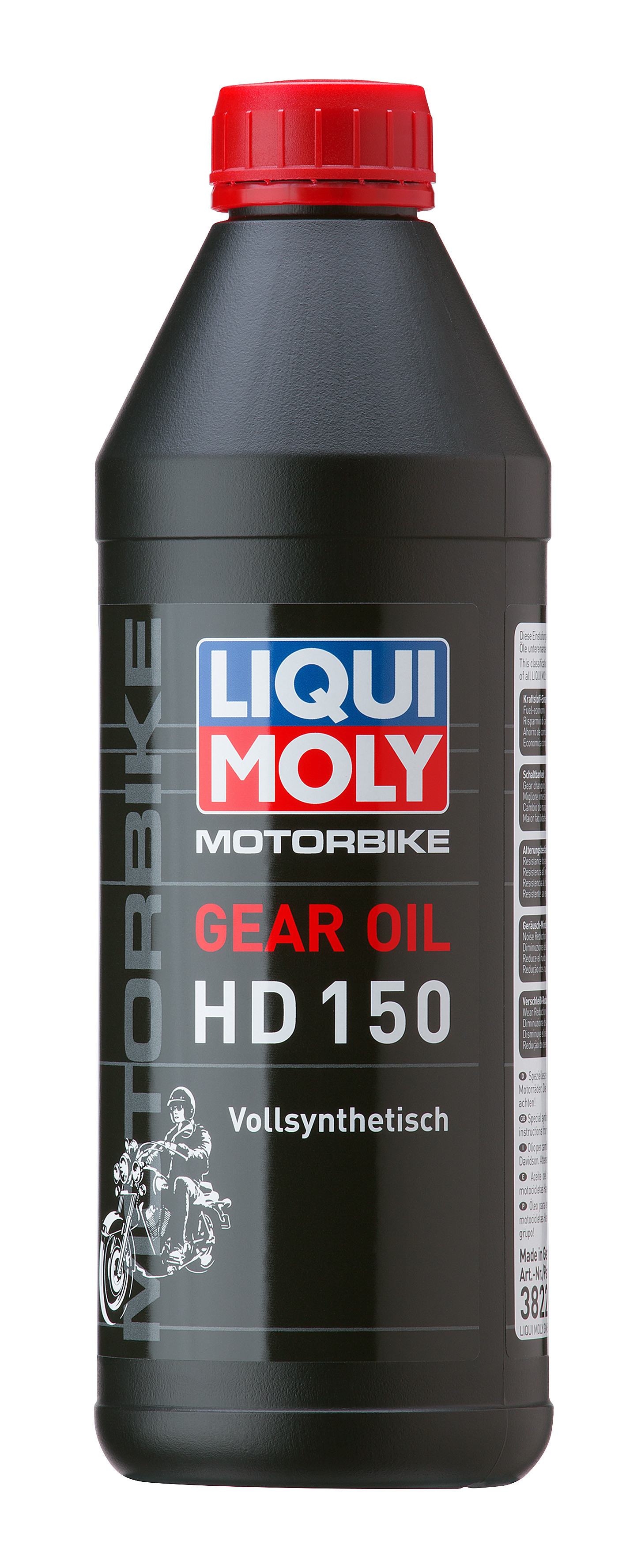 Синтетическое трансмиссионное масло для мотоциклов Liqui Moly Motorbike Gear Oil HD 150 1л