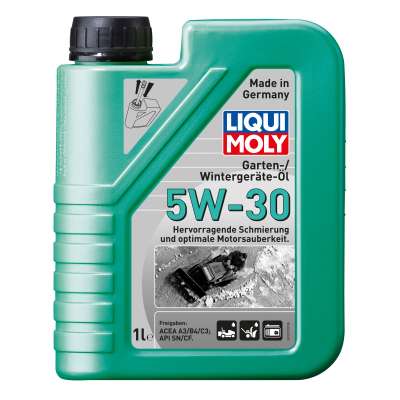 НС-синтетическое моторное масло для зимней садовой техники Liqui Moly Garten-Wintergerate-Oil 5W-30 1л