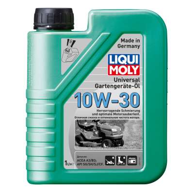 Минеральное моторное масло для газонокосилок Liqui Moly Universal 4-Takt Gartengerate-Oil 10W-30 1л