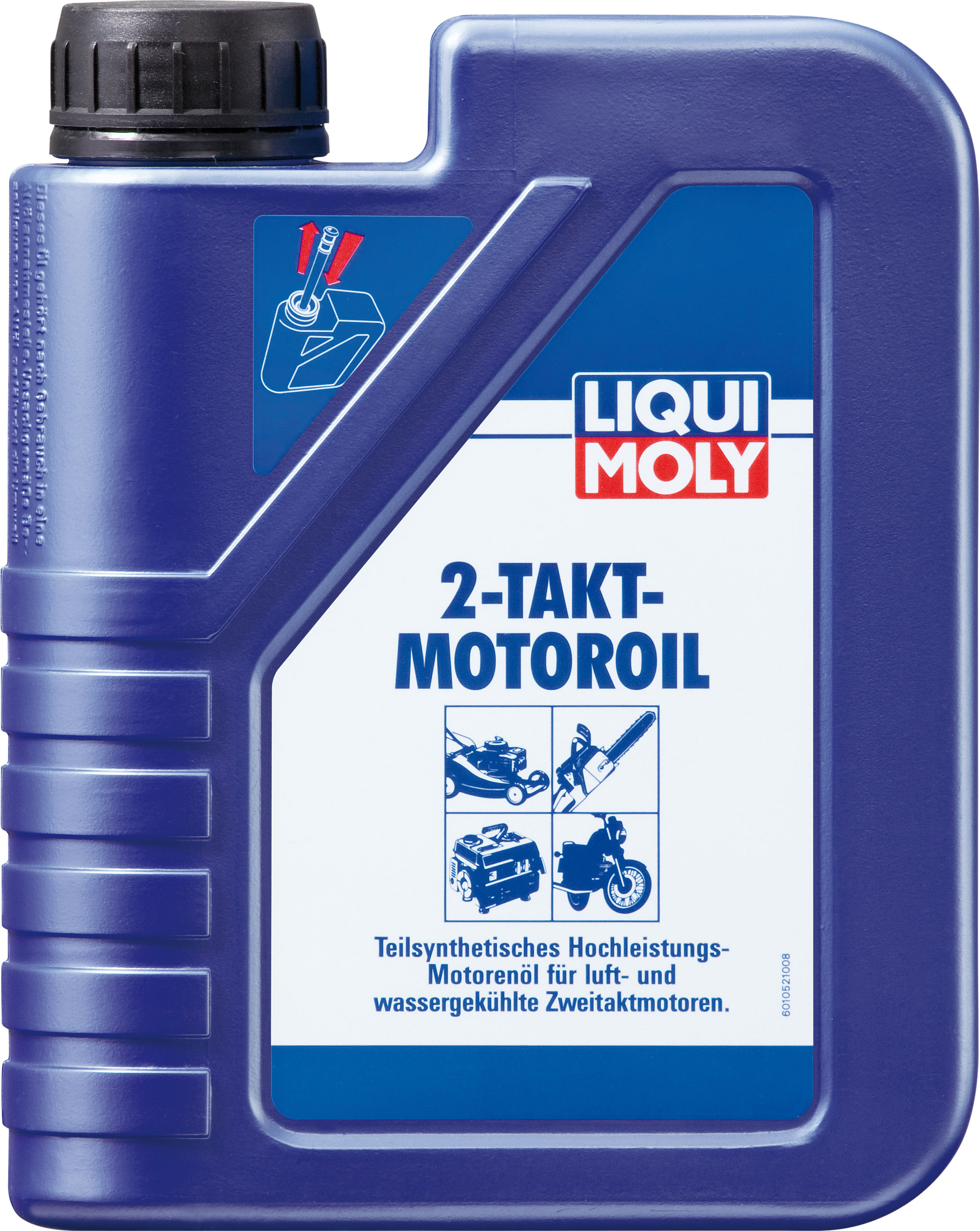 Полусинтетическое моторное масло для 2-тактных двигателей Liqui Moly 2-Takt-Motoroil 1л