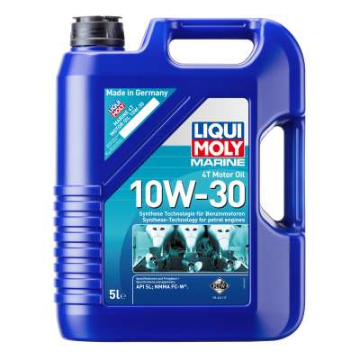 НС-синтетическое моторное масло для лодок Liqui Moly Marine 4T Motor Oil 10W-30 5л