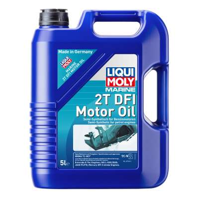 Полусинтетическое моторное масло для водной техники Liqui Moly Marine 2T DFI Motor Oil 5л