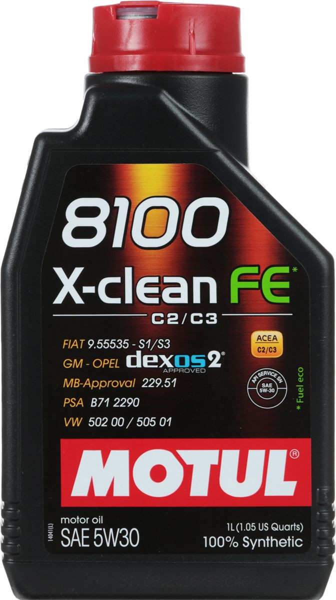 Моторное масло Motul 8100 X-CLEAN FE 5W-30