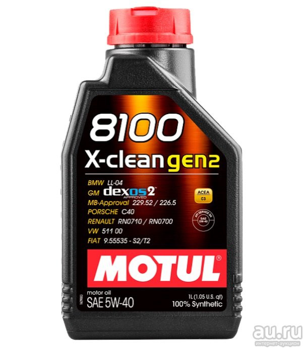 Моторное масло Motul 8100 X-CLEAN GEN2 5W-40