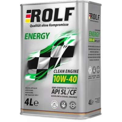 Моторное масло ROLF ENERGY 10W-40 SL/CF