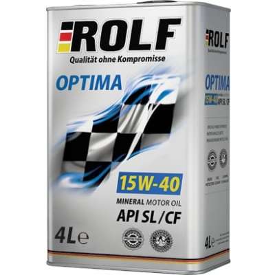 Моторное масло ROLF OPTIMA 15W-40 SL/CF