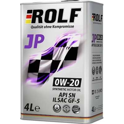 Моторное масло ROLF JP SAE 0W-20 ILSAC GF-5/API SN