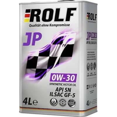 Моторное масло ROLF JP SAE 0W-30 ILSAC GF-5/API SN