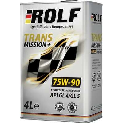 Трансмиссионное масло ROLF TRANSMISSION PLUS 75W-90 GL-4/GL-5