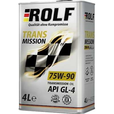 Трансмиссионное масло ROLF TRANSMISSION 75W-90 GL-4