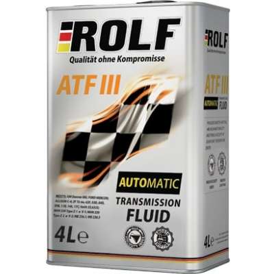 Трансмиссионное масло ROLF ATF III